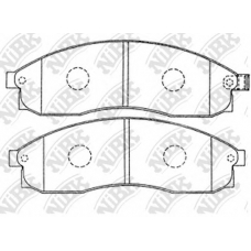 PN2309 NiBK Комплект тормозных колодок, дисковый тормоз