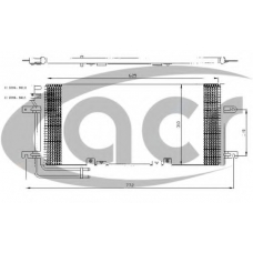 300485 ACR Конденсатор, кондиционер