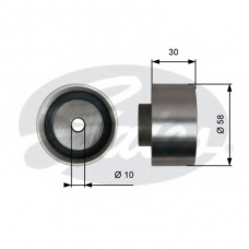 T42316 GATES Паразитный / Ведущий ролик, зубчатый ремень