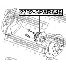 2282-SPARA46 FEBEST Ступица колеса