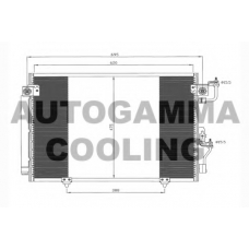 103487 AUTOGAMMA Конденсатор, кондиционер