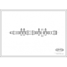 19018126 CORTECO Тормозной шланг