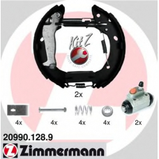 20990.128.8 ZIMMERMANN Комплект тормозных колодок