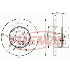 BD-3221-50 FREMAX Тормозной диск