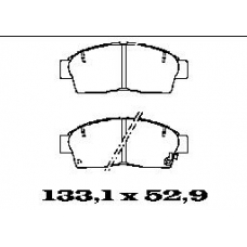 BL1353A2 FTE Комплект тормозных колодок, дисковый тормоз