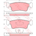 GDB867 TRW Комплект тормозных колодок, дисковый тормоз