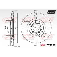 877229.6060 MAXTECH Тормозной диск