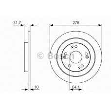 0 986 479 U83 BOSCH Тормозной диск