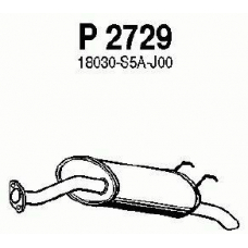P2729 FENNO Глушитель выхлопных газов конечный