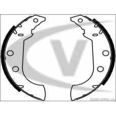 V42-4130 VEMO/VAICO Комплект тормозных колодок