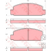 GDB196 TRW Комплект тормозных колодок, дисковый тормоз