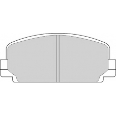 FD6332A NECTO Комплект тормозных колодок, дисковый тормоз