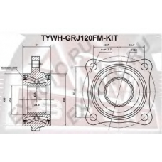 TYWH-GRJ120FM-KIT ASVA Ступица колеса