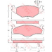 GDB454 TRW Комплект тормозных колодок, дисковый тормоз