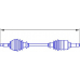 12465A SERCORE Приводной вал