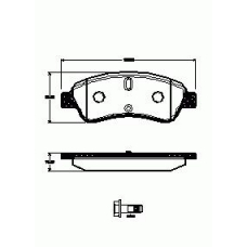 840.10 REMSA 840 10_=851 010b-sx=840 30=573030b !колодки дисковые п.\ peugeot 307, citroen xsara 1.4i-2.0hdi 00]