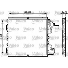 816993 VALEO Конденсатор, кондиционер