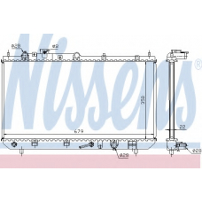 625081 NISSENS Радиатор, охлаждение двигателя