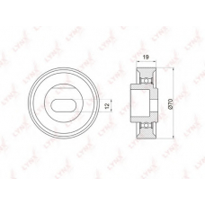 PB1022 LYNX Ролик натяжной