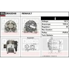 DRA0048 DELCO REMY Генератор