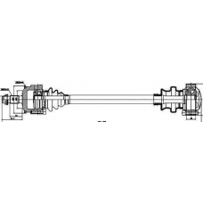 235009 GSP Приводной вал