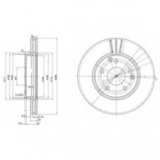 BG3240C DELPHI Тормозной диск