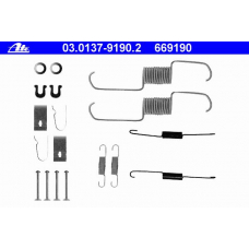 03.0137-9190.2 ATE Комплектующие, тормозная колодка