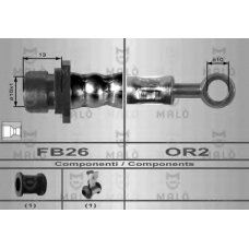 8476 Malo Тормозной шланг