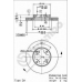 09.5867.10 BREMBO Тормозной диск