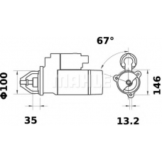 MS 202 MAHLE Стартер