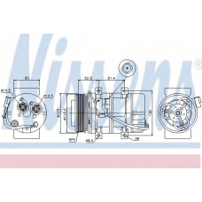 89069 NISSENS Компрессор, кондиционер
