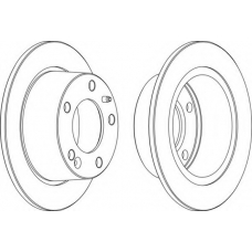 DDF247-1 FERODO Тормозной диск