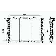 RM0507 EQUAL QUALITY Радиатор, охлаждение двигателя