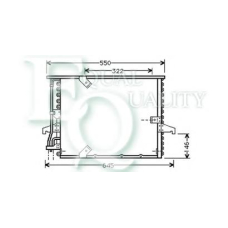 CO0225 EQUAL QUALITY Конденсатор, кондиционер