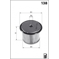 ELG5218 MECAFILTER Топливный фильтр