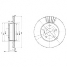 BG3171 DELPHI Тормозной диск