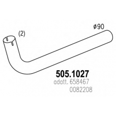 505.1027 ASSO Труба выхлопного газа