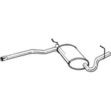 282-915 BOSAL Средний глушитель выхлопных газов