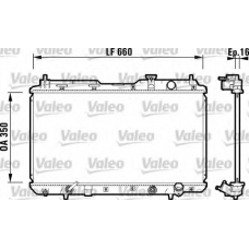 734110 VALEO Радиатор, охлаждение двигателя