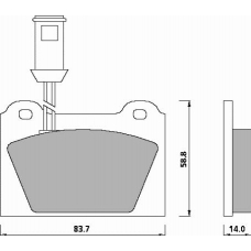 427081 ROULUNDS Disc-brake pad, front