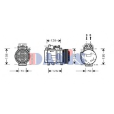 851032N AKS DASIS Компрессор, кондиционер