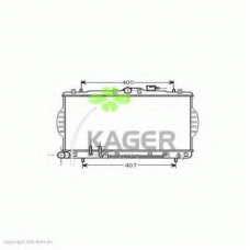 31-0514 KAGER Радиатор, охлаждение двигателя