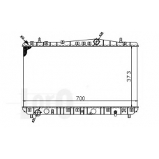 007-017-0001 LORO Радиатор, охлаждение двигателя