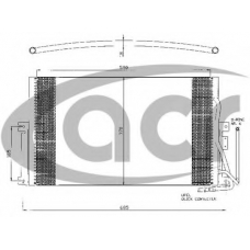 300373 ACR Конденсатор, кондиционер