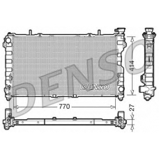 DRM06011 DENSO Радиатор, охлаждение двигателя