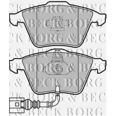 BBP2012 BORG & BECK Комплект тормозных колодок, дисковый тормоз