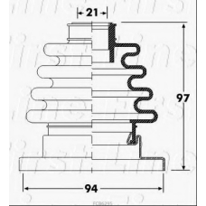 FCB6295 FIRST LINE Пыльник, приводной вал