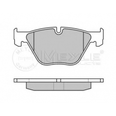025 233 1320 MEYLE Комплект тормозных колодок, дисковый тормоз