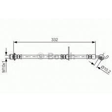 1 987 481 655 BOSCH Тормозной шланг