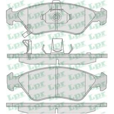 05P810 LPR Комплект тормозных колодок, дисковый тормоз
